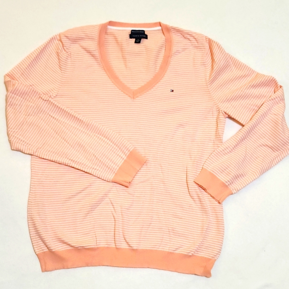 Tommy Hilfiger Light V- Neck Women's Sweater Size XL